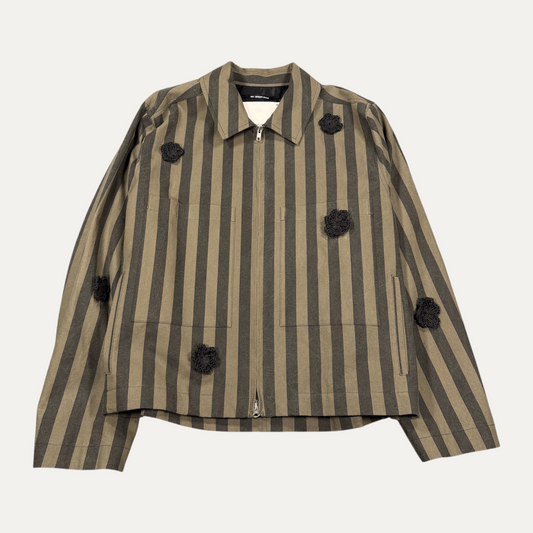 Song For The Mute Stripe Zip Up Jacket