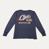Vintage blue harley Thermal Longsleeve
