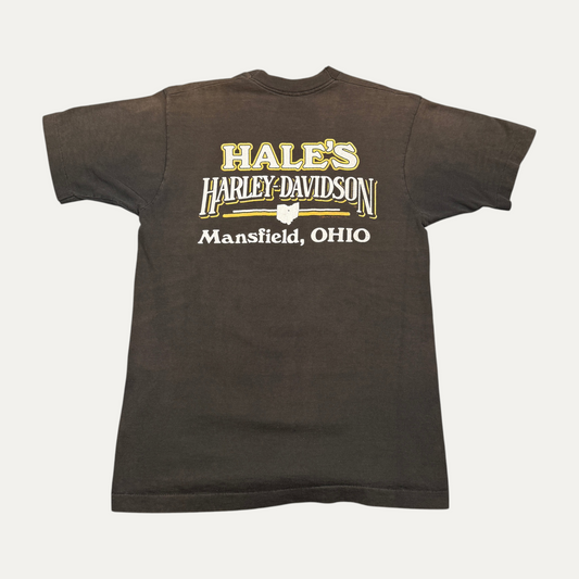 Vintage Harley Motorcycle Pocket T-Shirt