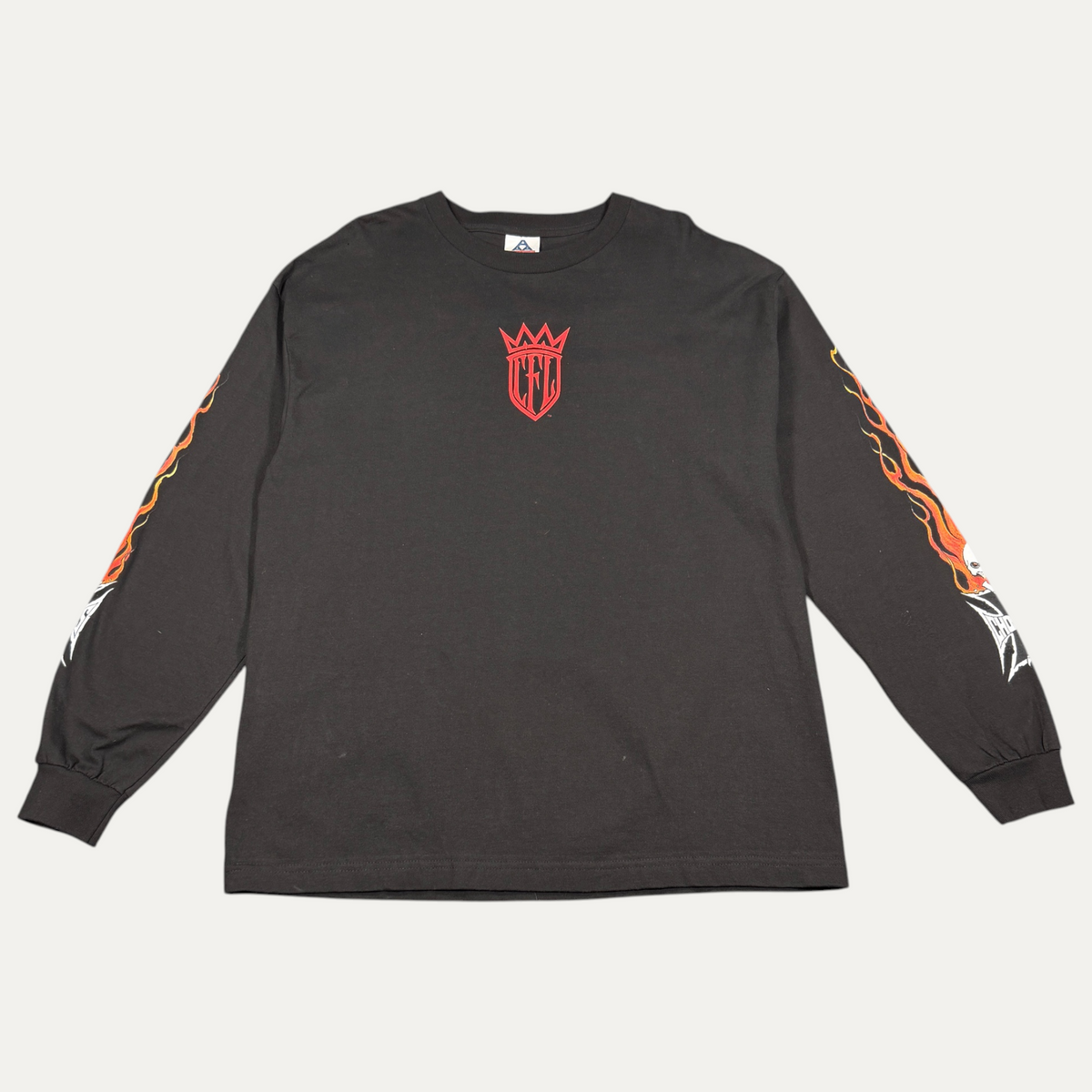 West Coast Choppers CFL Skeleton Flame Long Sleeve