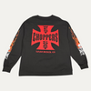 West Coast Choppers CFL Skeleton Flame Long Sleeve
