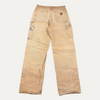 Carhartt Tan Paint Splatter Double Knee Pants