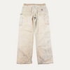 Carhartt Light Tan Distressed Double Knee Pants