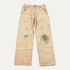 Carhartt Tan Oil Stained Double Knee Pants