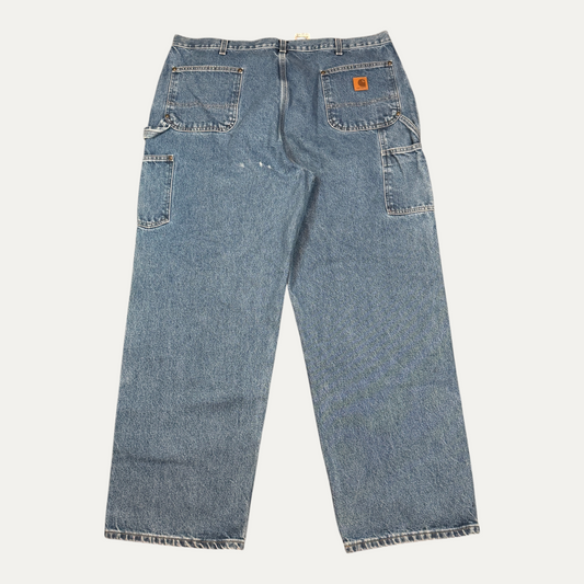 Carhartt Blue Denim Double Knee Jeans