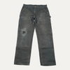 Carhartt Distressed Black Double Knee Pants
