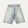 Protocol Index Distressed Denim Shorts