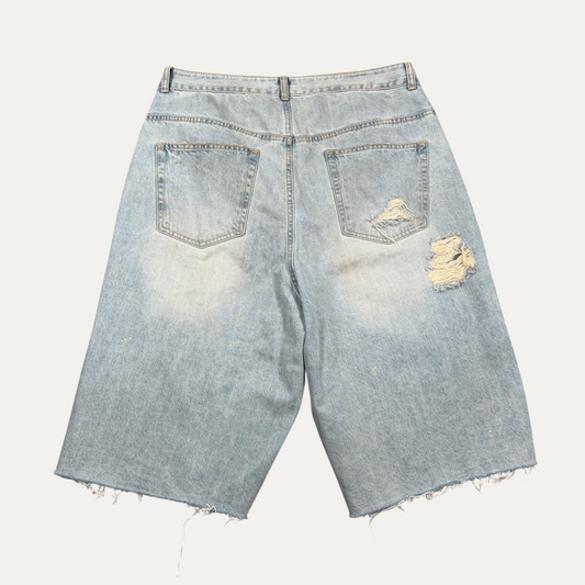 Protocol Index Distressed Denim Shorts