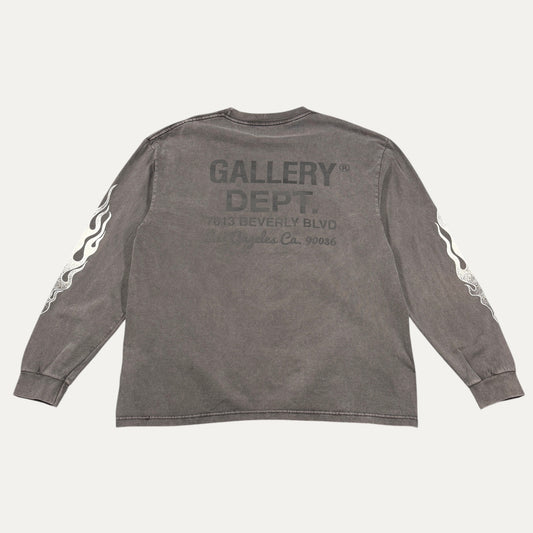 Gallery Dept. Flames Long Sleeve T-Shirt
