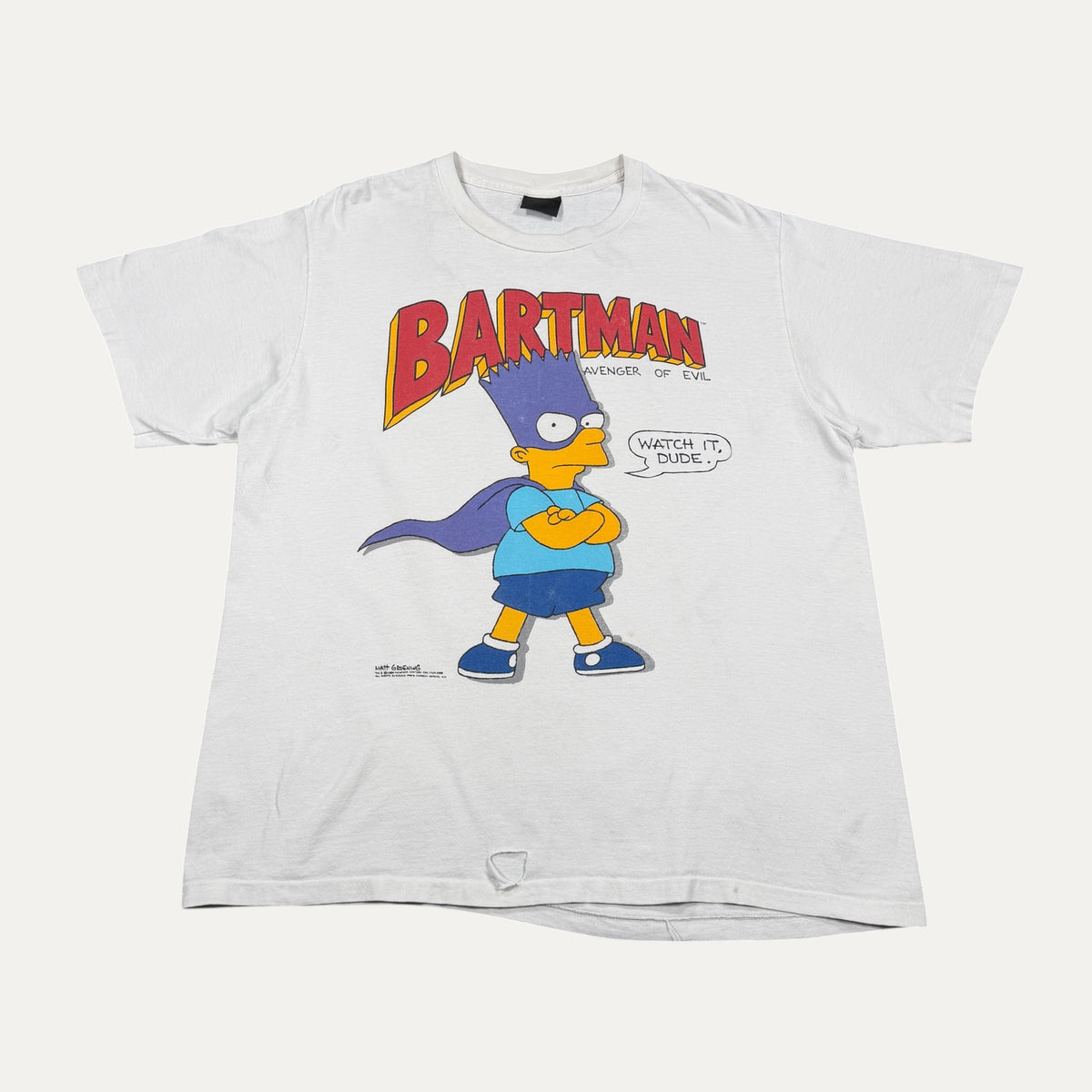 Vintage 1990s Bart Simpson Bartman T-Shirt