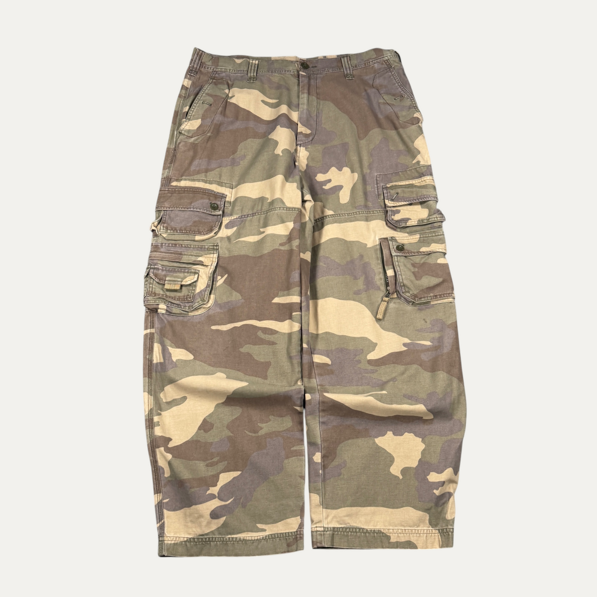 Vintage Camo Baggy Cargo Pants