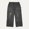 Vintage Black Carhartt Double Knees
