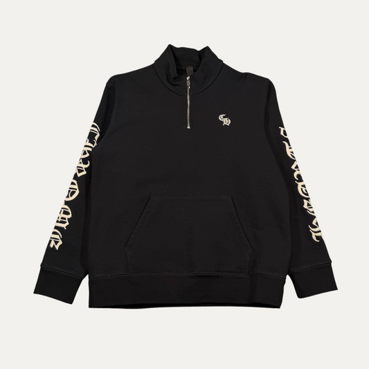 Chrome Hearts Quarter Zip Embroidered Longsleeve