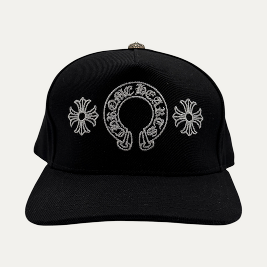 Chrome Hearts Scroll Logo Hat
