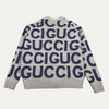 Gucci Logo-Intarsia Wool Cardigan Sweater