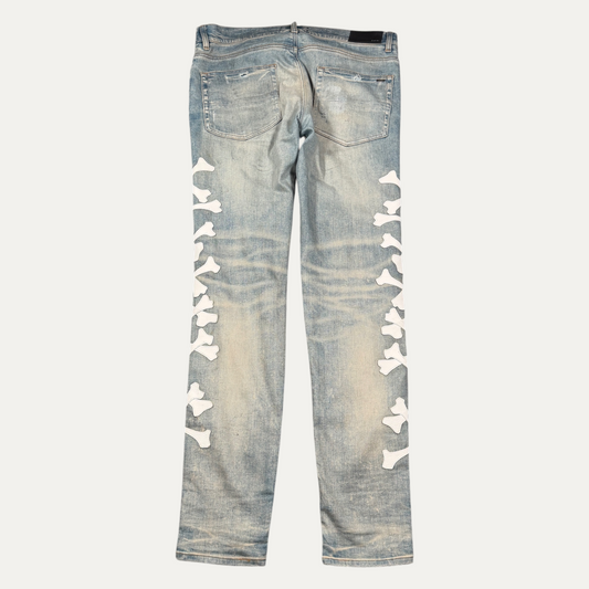 Amiri Bone Light Blue Jeans
