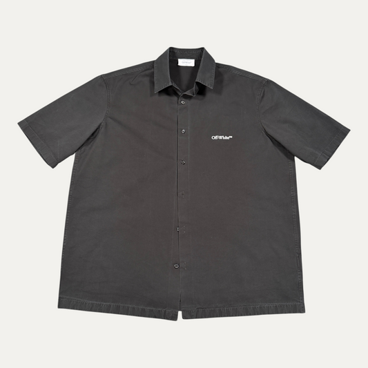 Off-white Back Logo Button Up