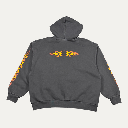 Balenciaga Flaming Unity Logo Zip Up