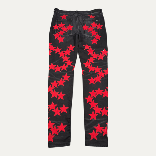 Amiri Red Star Pacth Jeans