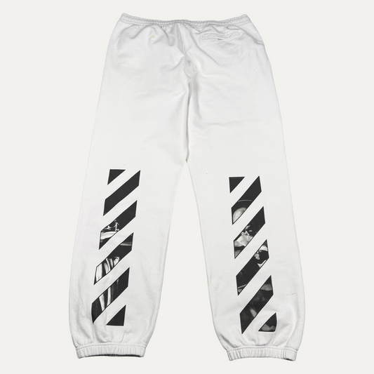 Off-White White Logo Sweatpants