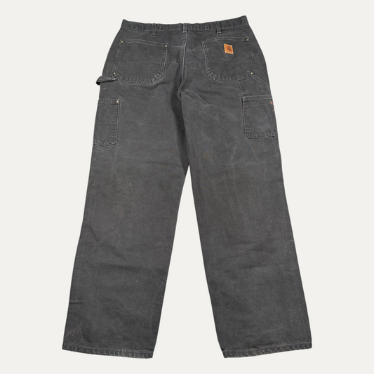 Carhartt Black Double Knee Jeans