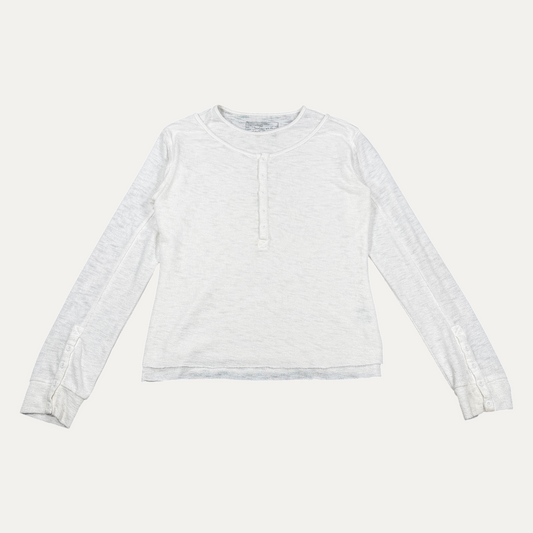 No Faith Studios White Slub Top