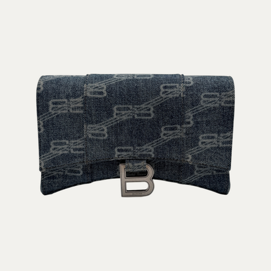 Balenciaga Blue Denim Purse