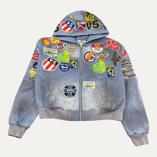 Vale Multi Patched Denim Jacket