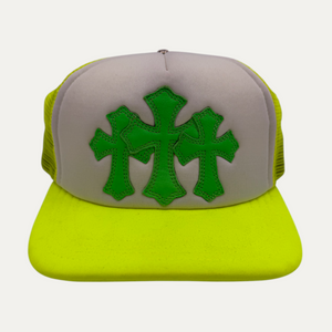 Chrome Hearts Cemetery Cross Trucker Hat
