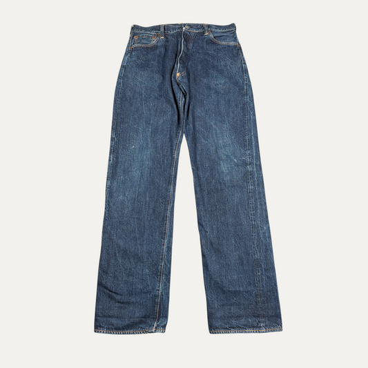 Evisu Green Floral Diacock Jeans