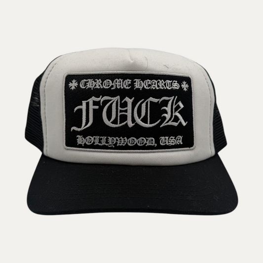 Chrome Hearts Fuck Hollywood Trucker Hat