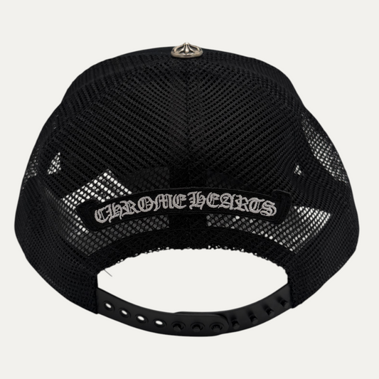 Chrome Hearts Triple Cross Cemetery Trucker Hat