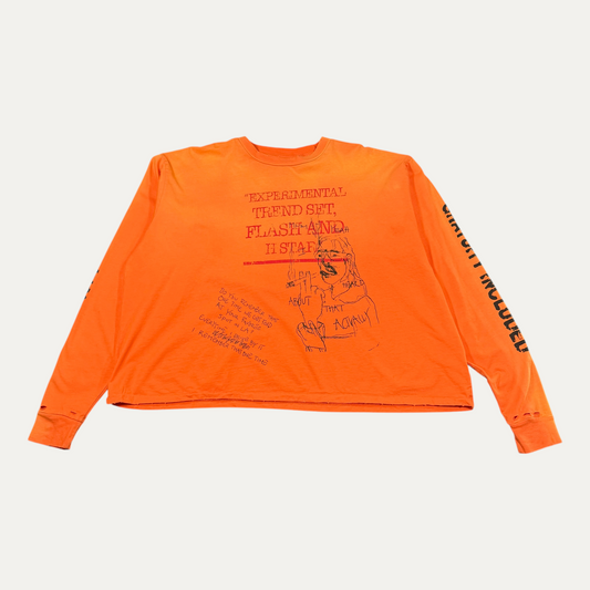 Chim Experimental Orange Long Sleeve