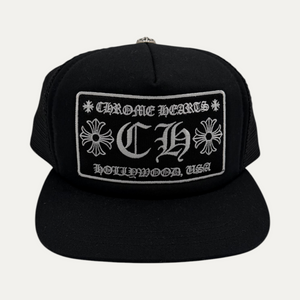 Chrome Hearts Hollywood Patch Trucker Hat