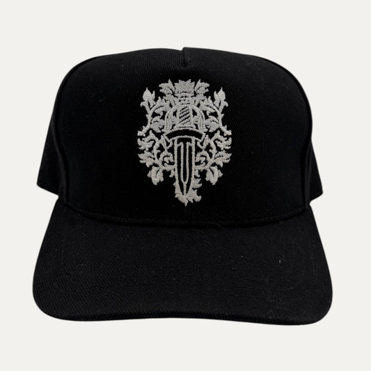 Chrome Hearts Vine Dagger Embroidered Snapback Hat