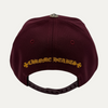 Chrome Hearts CH Embroidered Maroon Hat
