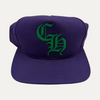 Chrome Hearts CH Embroidered Purple Hat