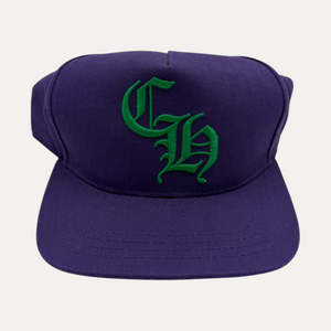 Chrome Hearts CH Embroidered Purple Hat