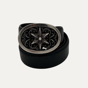 Chrome Hearts Star Oval Buckle Belt