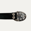 Chrome Hearts Star Oval Buckle Belt