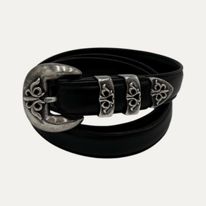 Chrome Hearts Classic 3PC Leather Belt