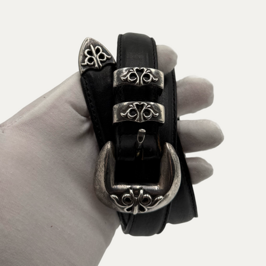 Chrome Hearts Classic 3PC Leather Belt