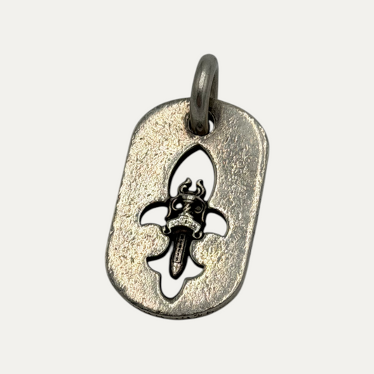 Chrome Hearts Dog Tag Dagger Pendant