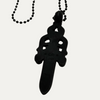 Chrome Hearts Silicone Dagger Pendant Necklace