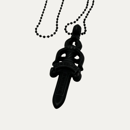 Chrome Hearts Silicone Dagger Pendant Necklace