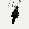 Chrome Hearts Silicone Dagger Pendant Necklace
