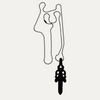 Chrome Hearts Silicone Dagger Pendant Necklace