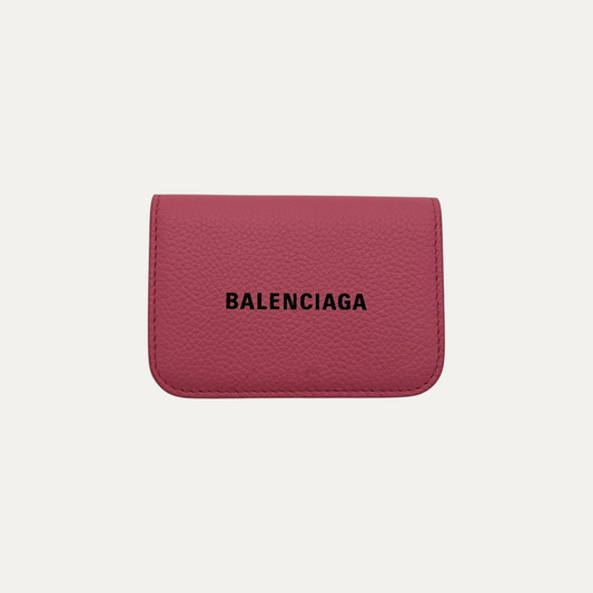 Balenciaga Bi-Fold Spell-Out Wallet