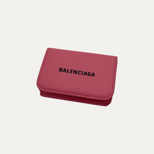 Balenciaga Bi-Fold Spell-Out Wallet