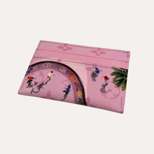 Louis Vuitton Skateboard Monogram Double Card Holder